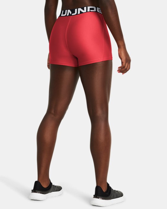 Shorts HeatGear® para mujer, Red, pdpMainDesktop image number 1